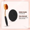 2pcs Sunscreen Applicator, Practical Kids Sunscreen Applicator Portable Sun Lotion Applicator Travel Size Sunblock Makeup Brush Gold Rose Sun Cream Brush Tanning Brush for Adults Family Friend Gift