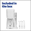 Waterpik Nano Plus Water Flosser For Teeth, Portable Electric Power, Compact For Travel and Home, 4 Flossing Tips, ADA Accepted, White WP-320