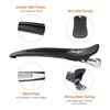 Sndyi Hair Sectioning Clips - Professional Non-Slip Duckbill and Roller Clips for Styling Sectioning, No Crease, 4.3", Black (12 Packs)