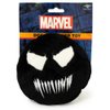 Buckle-Down Dog Toy Plush Venom Face Icon Black Grays White, 8" x 6", (DTPT-VNL)
