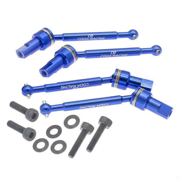 CODA RACING RC Aluminum Front & Rear Driveshaft Assembly for Traxxas LaTrax 1/18 Teton,Desert Prerunner,SST-Replaces Part 7650