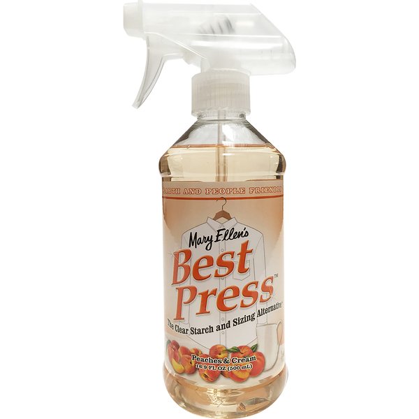 Mary Ellen Products Mary Ellen's Best Press Clear Starch Alternative, Peaches and Cream, 16-Ounce