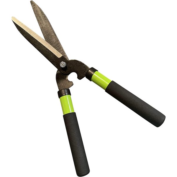 Garden Guru Hedge Shears Clippers for Trimming & Shaping Borders, Decorative Shrubs, Bushes, Grass – 15 inch High Carbon Steel Gardening Hedge Clippers & Shears with Comfort Grip Handles