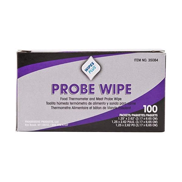 Thermometer Sanitizing Wipes - Probe Wipe Sachet - 100 Wipes
