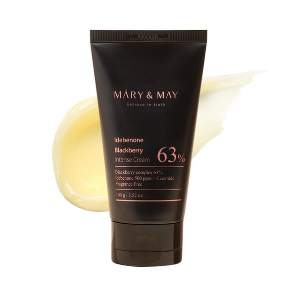 Idebenone Blackberry Intense Hydration Cream - Advanced Skin Barrier Strengthening Face Moisturizer with Niacinamide, Ceramide, and Hyaluronic Acid for Deep Moisture and Antioxidant, 3.52 oz.