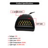 AlyoNed Full LED License Plate Light Tag Lamp Assembly Compatible with Chevy Silverado GMC Sierra 1500 2500 3500 Suburban Tahoe Yukon XL Cadillac Escalade EXT