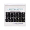 Bodermincer 72 Cluster Bundles 3D Effect Glue Bonded Individual LashEyelash Extensions Natural Style (14MM)