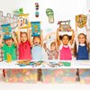 Outus 72 Set Religious Sunday School Crafts Armor of God DIY Craft Kit VBS Christian Crafts for Kids Bible Hanging Ornament Sunday School Paper Craft Sticker for Christmas DIY Activity Preschool