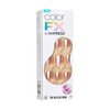 KISS imPRESS No Glue Mani Press-On Nails, Color FX, Dimension', Light Neutral, Short Size, Squoval Shape, Includes 30 Nails, Prep Pad, Instructions Sheet, 1 Manicure Stick, 1 Mini File