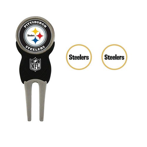 Mobile Pro Shop Divot Repair Tool with 3 Double-Sided Removable Magnetic Golf Ball Markers