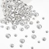 Beadsland Rhinestones for Makeup,8 Sizes 2500pcs Crystal Flatback Rhinestones Face Gems for Nails Crafts with Tweezers and Wax Pencil,Clear,SS4-SS30