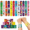 NovaHance 36 PCS Happy Birthday Slap Bracelets Kids Party Favors,Bulk Snap Bracelet Party Favors Supplies for kids&teens Gifts Teacher Classroom School Favors