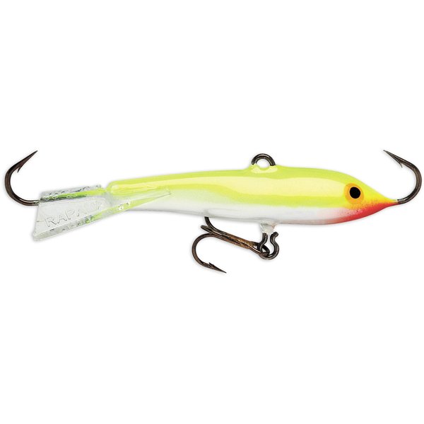 Rapala Jigging Rap 07 Fishing lure, 2.75-Inch, Silver Fluorescent Chartreuse