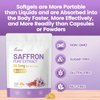 Saffron Supplements Softgels, Natural Saffron Extract Supports Eyes Health, Energy, Mood, Immunity, Focus, Rich in Vitamin and Extracts of Saffron, Turmeric, Rosemary (480 Softgels / 2 Bag)