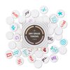 Stellar Factory: Dry Erase Tokens: Reusable for DIY, Game Design, and RPGs (80 PCS)