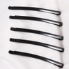 COHEALI 50pcs Simple Black Metal Painting Bobby Pin Classic Diy Hairpins Hair Accessory For Women
