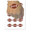 Football Sport Temporary Tattoo Water Resistant Fake Body Art Set Collection - 54 1" Tattoos (1 Sheet)
