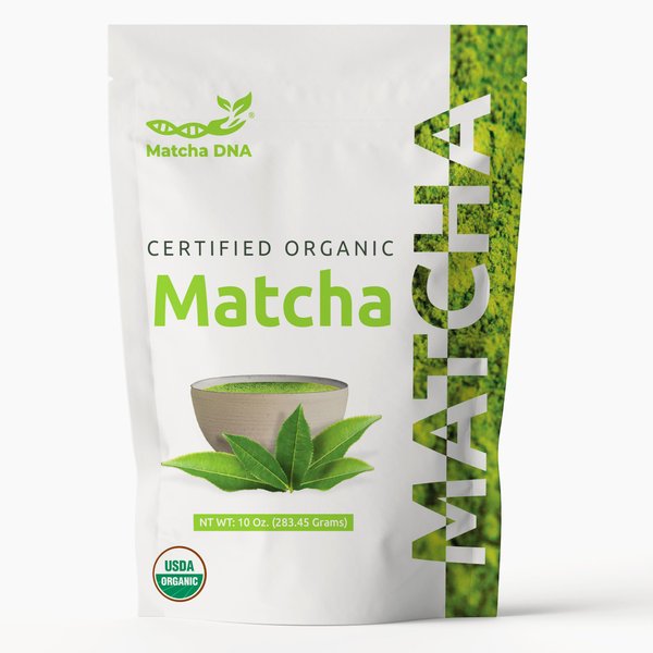Matcha DNA Organic Matcha Green Tea Powder - 10 oz Pure Premium Culinary Grade Matcha (283 grams)