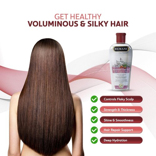 Rosemary Hair Oil for Growth, Strength and Shine, Rosemary Infused Formula I 6.76 FL Oz (200ML)