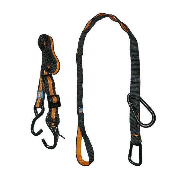 Kurgo Auto Zipline for Dogs, Adjustable Dog Safety Belt Leash, Pet Seat Belt Tether, Reduce Distracted Driving, includes Dog Leash & Carabiner Clips, 6 feet