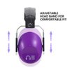 Pro For Sho 34dB Shooting Ear Protection - Special Designed Ear Muffs Lighter Weight & Maximum Hearing Protection - Standard Size, Purple