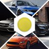 Msyuusr 4PCS Car Cup Holder Coaster, Silicone Honeycomb Auto Anti Slip Insert Coaster, Universal Car Accessories for Most Car Interior (Yellow)