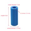 IADUMO Bar Grips for Weightlifting,Thick Barbell Bar Grips,Gym Grips,Pull Up Bar, Rope Grips,Dumbbell Grips Arm Blaster Adapter for Powerlifting Rack Ergonomic (Blue)