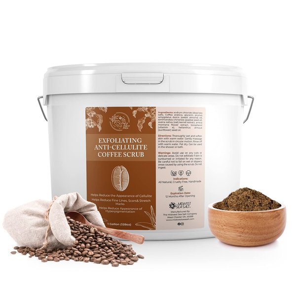 Exfoliating Anti-Cellulite Coffee Scrub - 128oz - Lavender