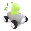 AROLO Baby Car Toys, Toddler Toy, Baby Dinosaur Car Toys, Cars Friction Powered Inertia Toy Cars with Light Music for 6+ Months Boys Girl, Baby Animal Car Toys for Birthday Gift