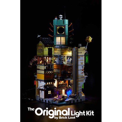 LED Lighting Kit for Ninjago City - 70620 (Lego Set NOT Included)
