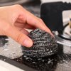 KTOJOY 6 Pack Stainless Steel Wool Scrubber, Scrubbing Scouring Pad, Steel Wool Scrubber for Kitchens, Bathroom and More
