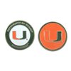 Miami Hurricanes Divot Tool with Double Sided Logo Golf Ball Marker