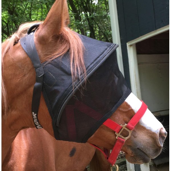 EquiVizor Solar Vizor Horse Fly Mask (SIZE FULL), Superior UV Eye Protection to 99% for Horses with Uveitis, Photosensitivity, Ulcer, Head Shaking