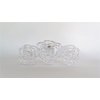 Generic Clear transparent flower shaped hair claw clip medium fine hair