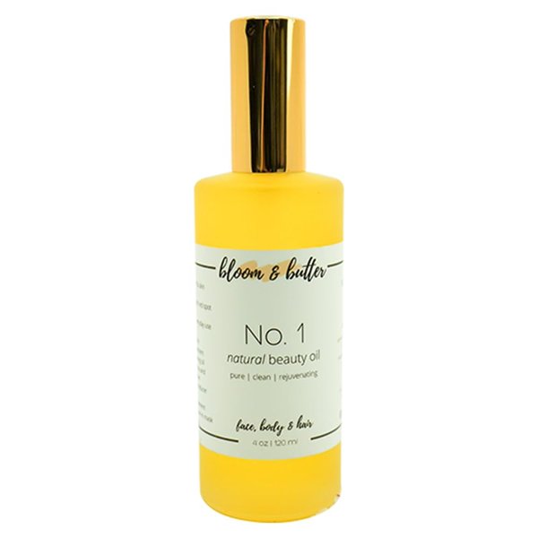 Bloom & Butter Sweet Almond Oil - Beauty Oil 100% Natural Non-Greasy with High Vitamin E - Moisturizing Cold Pressed Oil from California Almonds - Sweet Oil Multi Use for Skin, Hair & Nails - 4 oz