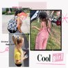 Ponytail Extensions 2 PCS Synthetic With Hair Tie Wrap Around Hair Braid Extensions Chignon Tail Rubber Band Hair Ring 26 Inch Ombre Braid DIY