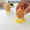 ChaLeeMoo Magenetic Egg Piercer for Raw Eggs to Get Good Hard Boiled Eggs, Egg Poker with Safety Lock Egg Pin, Easy Egg Peeler By Punching Hole at Bigger End of the Egg Before Boiling, 2 Pack