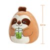 CozyWorld 12" Sloth Stuffed Animal Plush Pillow, Soft Sloth Plush Toys with Tea, Collect Sloth Gift for Adult, Kids, Boys, Girls