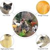 SCAHOW 12PCS Realistic Cat Figurines, Plastic Mini Cat Figures Toys, Kitten Miniature Toys Cake Topper Easter Eggs Christmas Birthday Gift for Kids Boys Girls