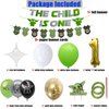 WalMor The Child Is One Birthday Decor Kit, 1st Baby Yoda Decorations, Star Themed Wars Shower Party Supplies Set (WM-TZ1)