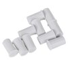 Sonew 10pcs NC Recessed Wired Door Window Sensor Magnetic Switch for Home Security Alarm System