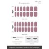 ohora Semi Cured Gel Nail Strips (N Bare Plum) - Works with Any Nail Lamps, Salon-Quality, Long Lasting, Easy to Apply & Remove - Includes 2 Prep Pads, Nail File & Wooden Stick