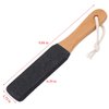 2 Pieces Foot File Callus Remover Heel Grater Wooden Handle Foot Scrubber Pedicure File Foot Filer for Dead Skin Professional