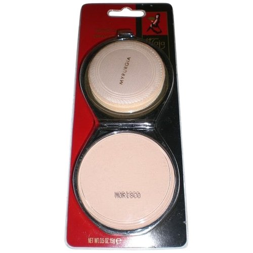 Morisco Maja Pressed Powder| Delicately Scented Pressed Powder, Mirror and Tassel Compartment for Flawless Skin; 0.53 Ounces