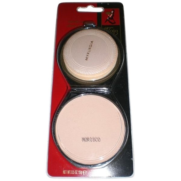 Morisco Maja Pressed Powder| Delicately Scented Pressed Powder, Mirror and Tassel Compartment for Flawless Skin; 0.53 Ounces