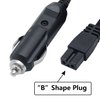 12V Car Cooler Plug Power Cable,Mini Fridge Cool Replacement Power Extension Cable,Car Cooler 2 Pin Lead Wire Plug (1.8M)
