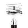 MÜHLE TRADITIONAL R89 Double Edge Safety Razor (Closed Comb) | Perfect for Everyday Use | Barbershop Quality Close Smooth Shave | Luxury Razor for Men