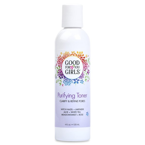 Good For You Girls Hydrating Toner for Face Contains Aloe, Witch Hazel, Meadowsweet, Chamomile, Rosewater, Witch Hazel Toner for Face(4 Fl. Oz)