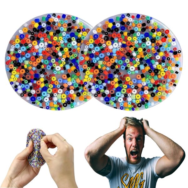 Generic Skin Picking Fidget Toys, Skin Picking Pocket Pads to Pick, Sensory Toys for Skin Picking, Dermatillomania Fidget Toys, ADHD OCD Fidget Toys Adults (2Pcs/4 inches)