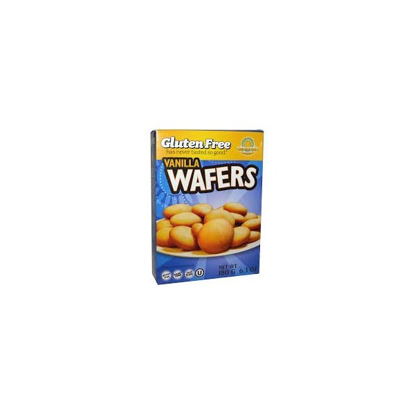 Kinnikinnick Gluten Free Vanilla Wafers -- 6.3 oz pack of 3
